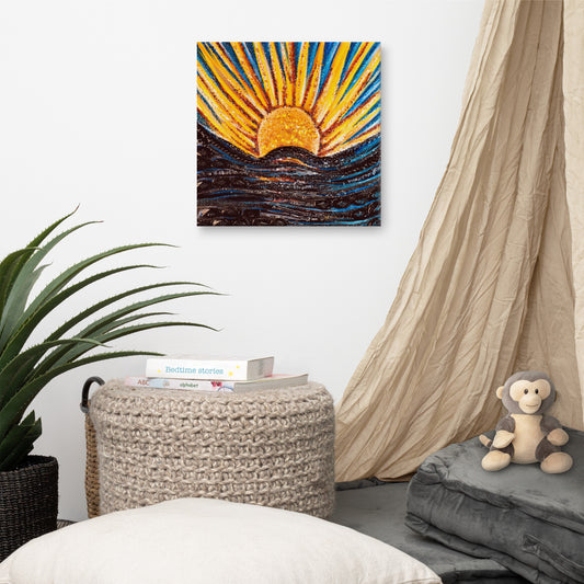 Shining Through The Dark   Canvas Print