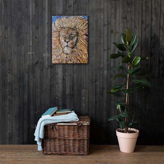 The Unconventional Lion   Canvas Print